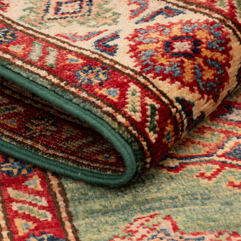 Alfombra Ziegler - Kazak - Real - 117 x 76 cm - verde