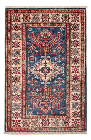 Alfombra Ziegler - Kazak - Real - 122 x 79 cm - azul