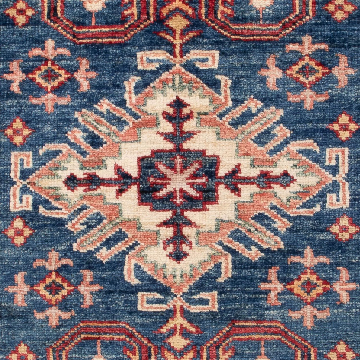 Alfombra Ziegler - Kazak - Real - 122 x 79 cm - azul