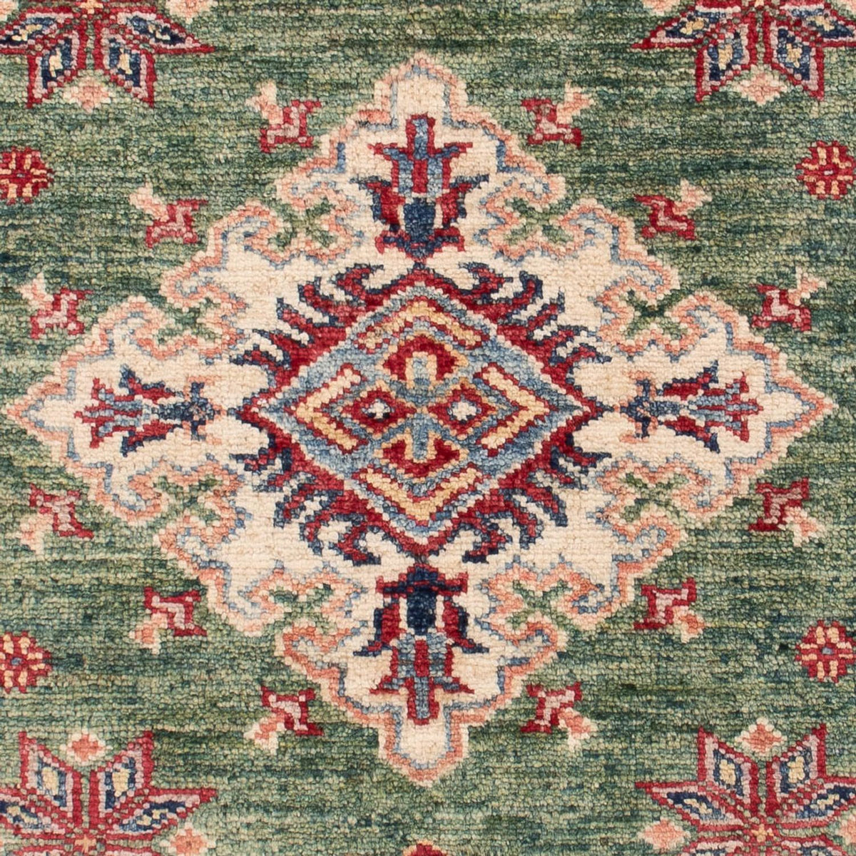 Alfombra Ziegler - Kazak - Real - 121 x 79 cm - verde