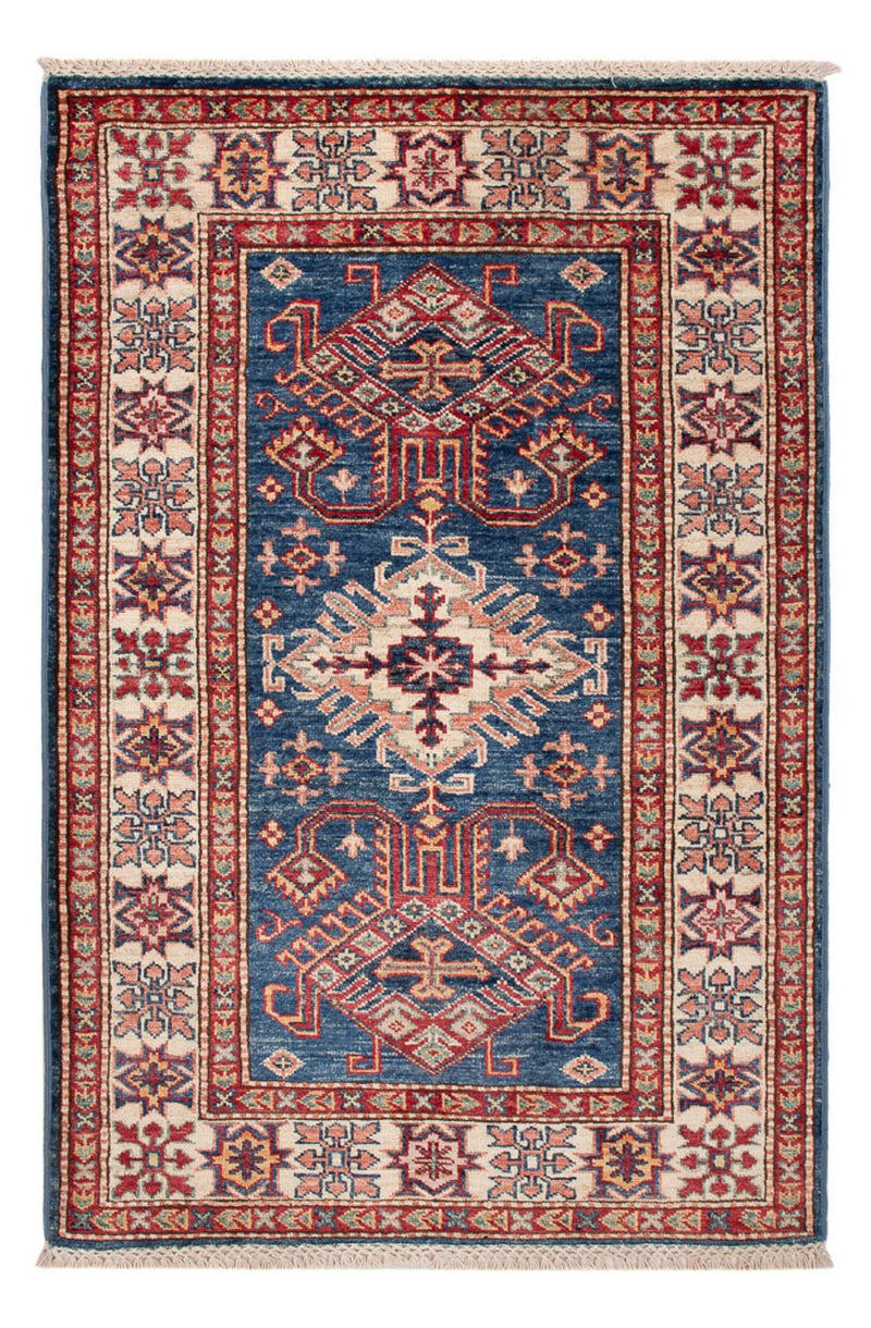 Alfombra Ziegler - Kazak - Real - 122 x 80 cm - azul