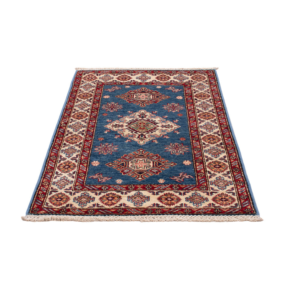 Alfombra Ziegler - Kazak - Real - 129 x 77 cm - azul