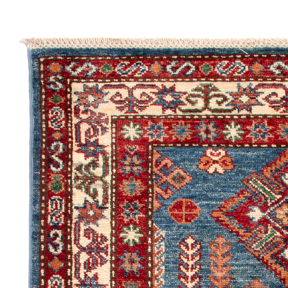 Alfombra Ziegler - Kazak - Real - 124 x 85 cm - azul
