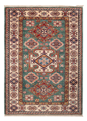 Alfombra Ziegler - Kazak - Real - 114 x 84 cm - verde