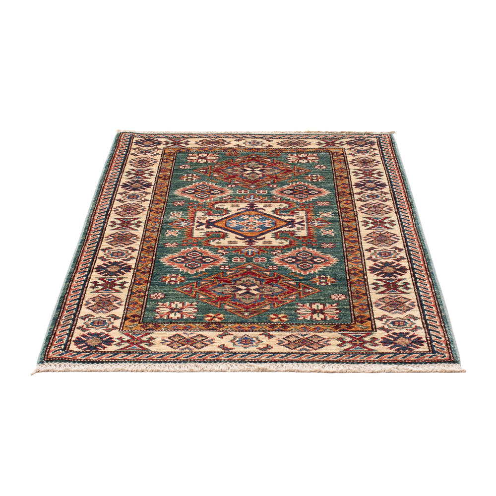 Alfombra Ziegler - Kazak - Real - 114 x 84 cm - verde