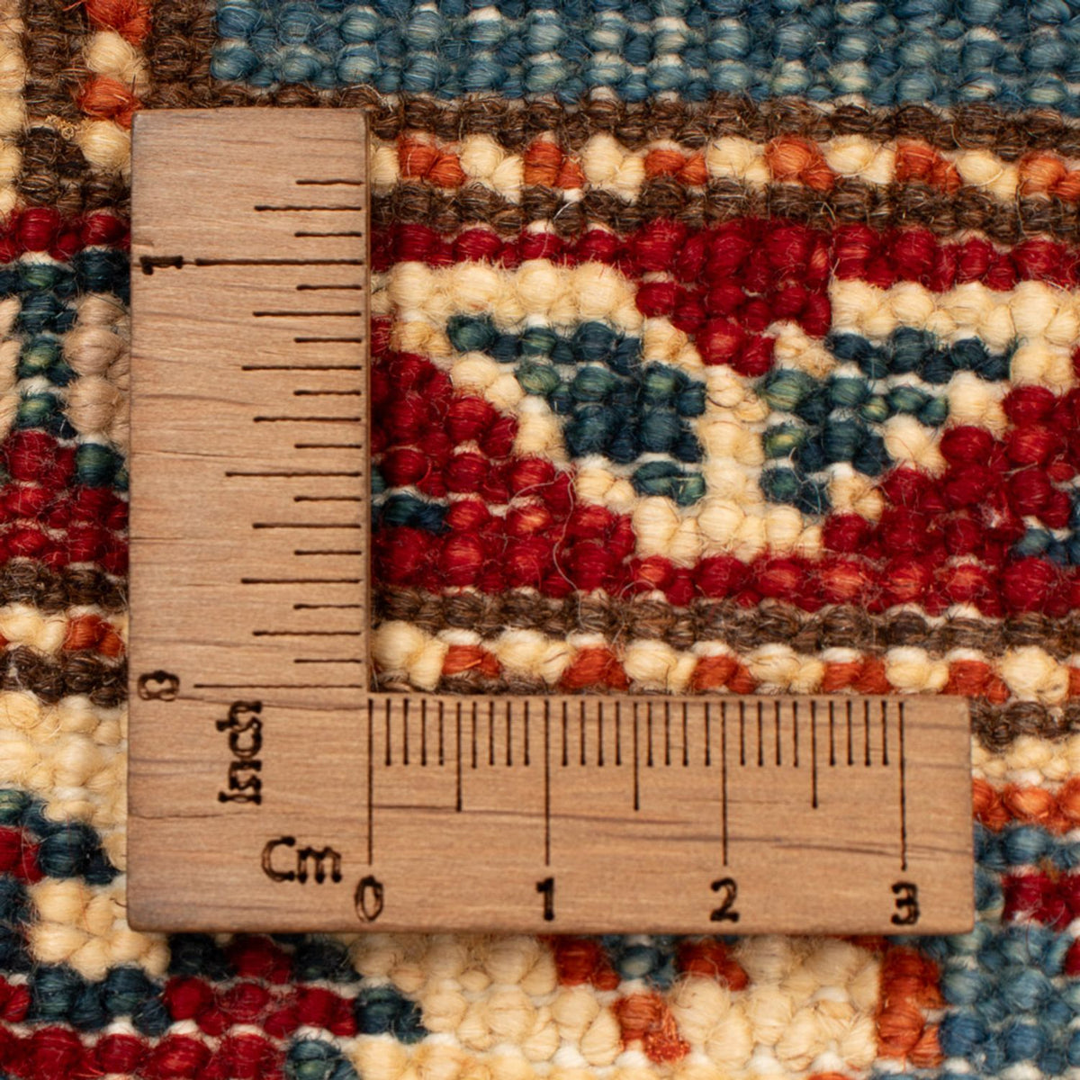 Alfombra Ziegler - Kazak - Real - 124 x 89 cm - azul