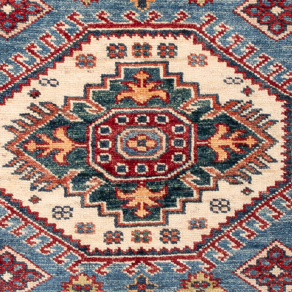 Alfombra Ziegler - Kazak - Real - 121 x 92 cm - azul