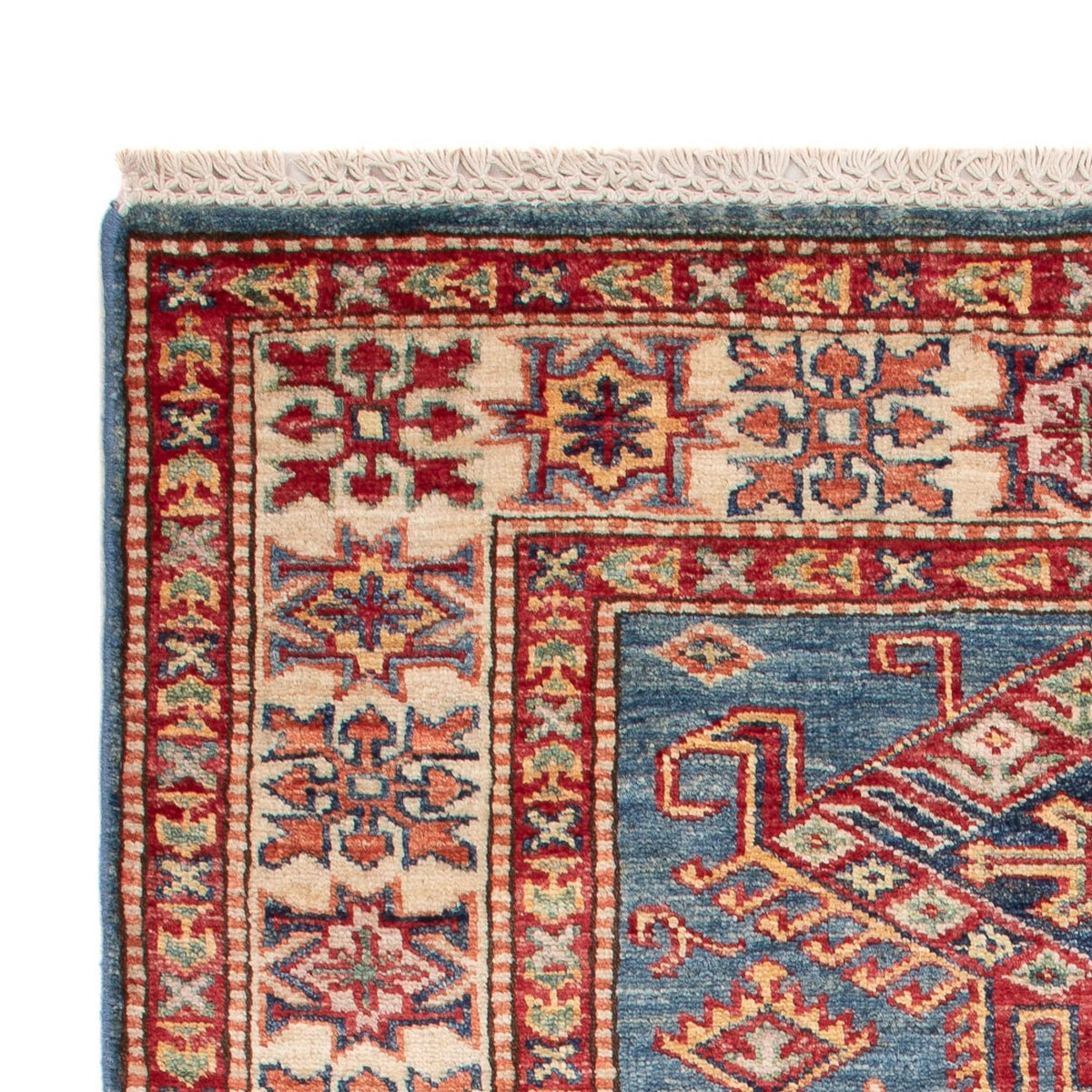 Alfombra Ziegler - Kazak - Real - 119 x 81 cm - azul