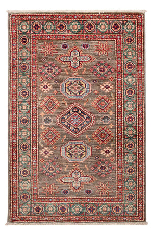 Alfombra Ziegler - Kazak - Real - 120 x 77 cm - marrón oscuro