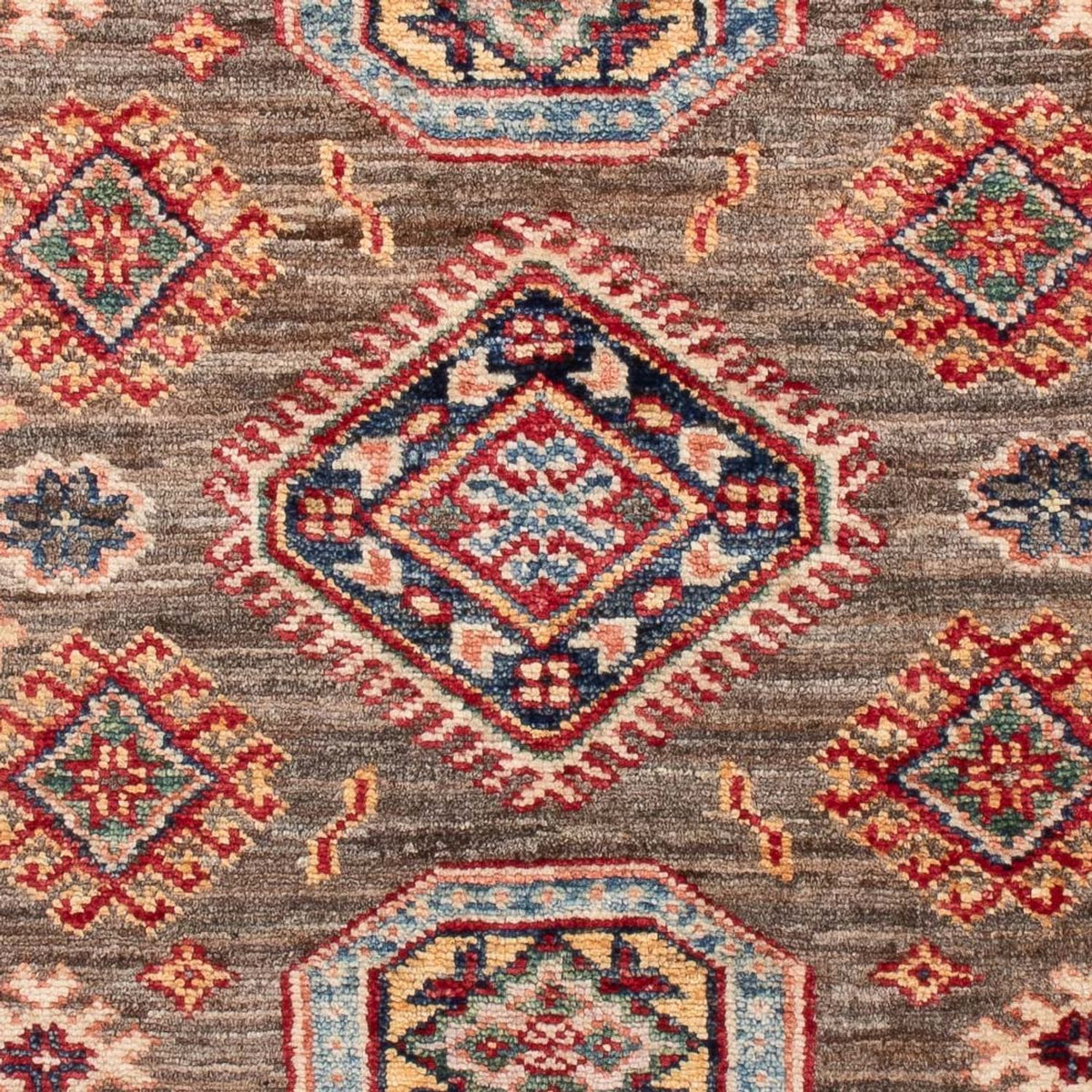 Alfombra Ziegler - Kazak - Real - 120 x 77 cm - marrón oscuro