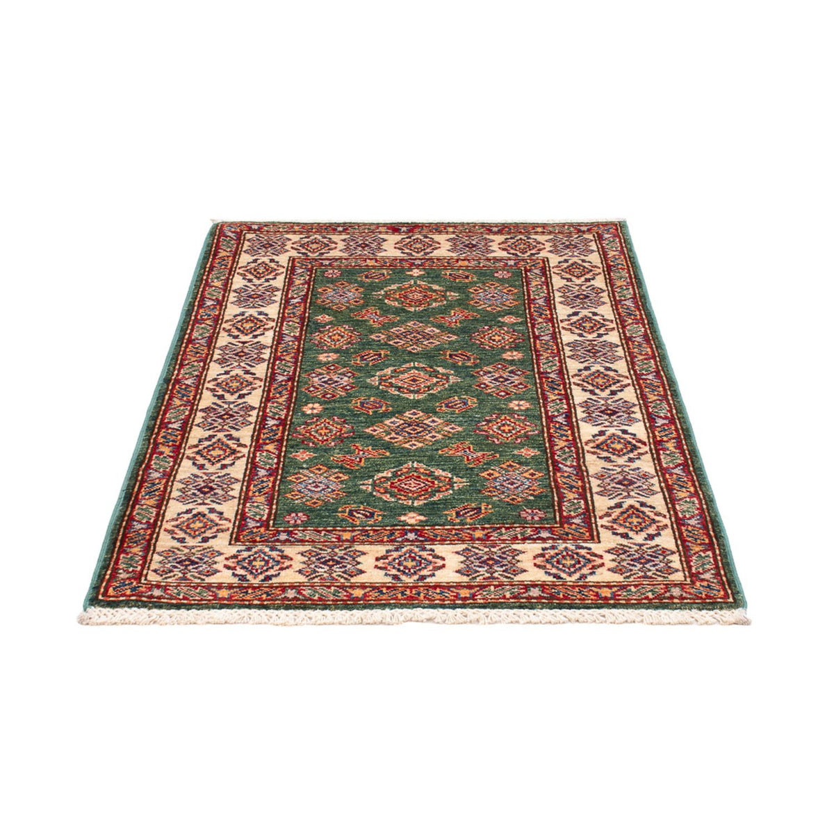 Alfombra Ziegler - Kazak - Real - 124 x 82 cm - verde