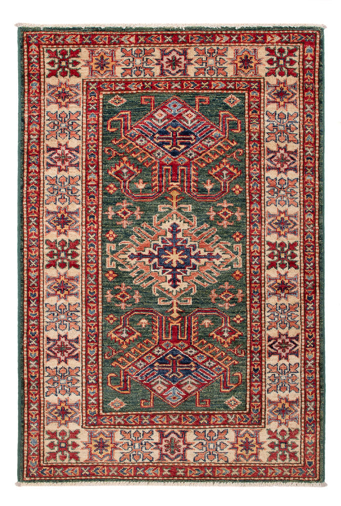 Alfombra Ziegler - Kazak - Real - 119 x 78 cm - verde