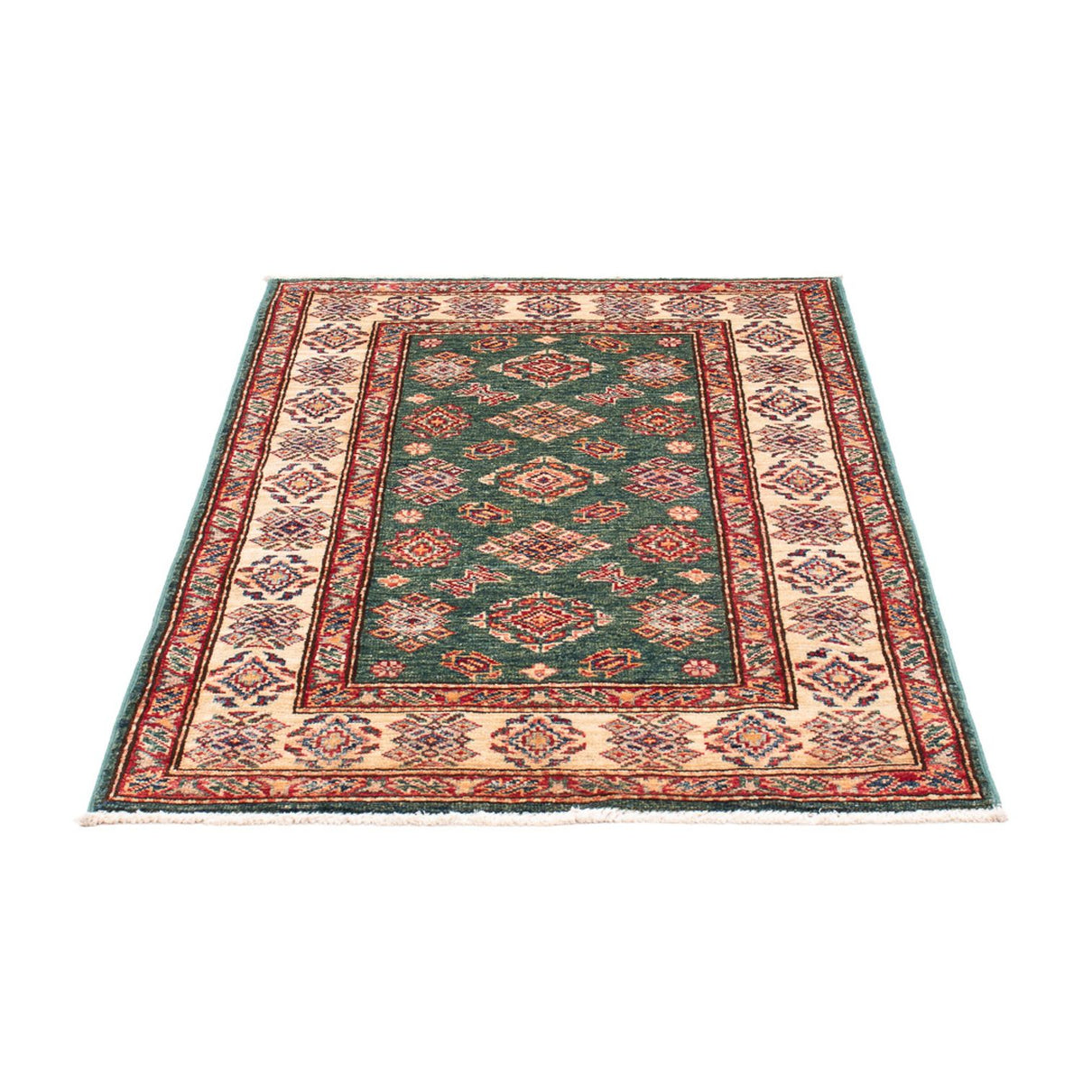 Alfombra Ziegler - Kazak - Real - 128 x 80 cm - verde