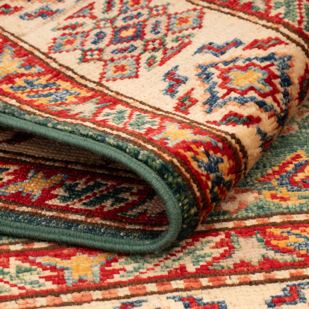 Alfombra Ziegler - Kazak - Real - 118 x 78 cm - verde