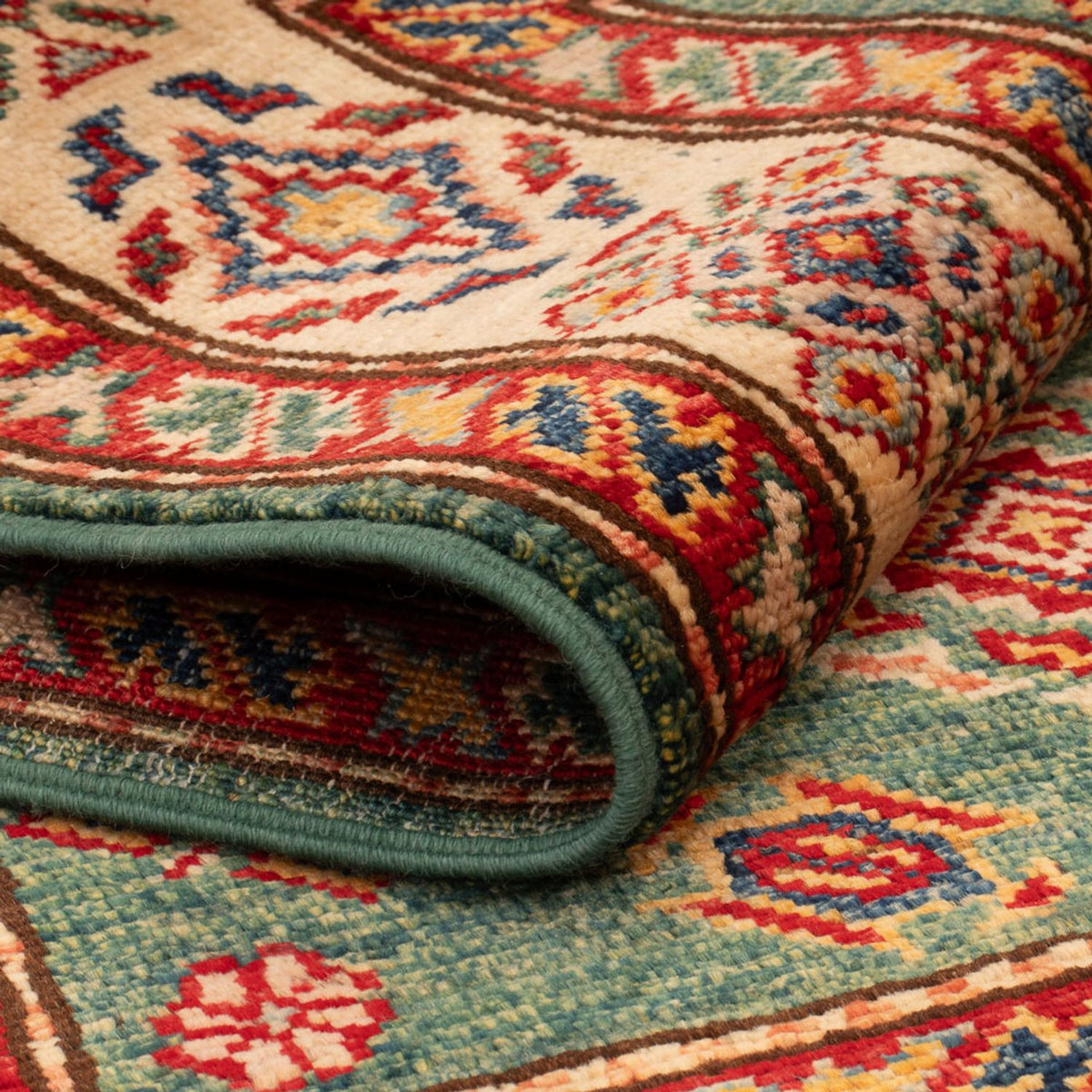 Alfombra Ziegler - Kazak - Real - 122 x 80 cm - verde