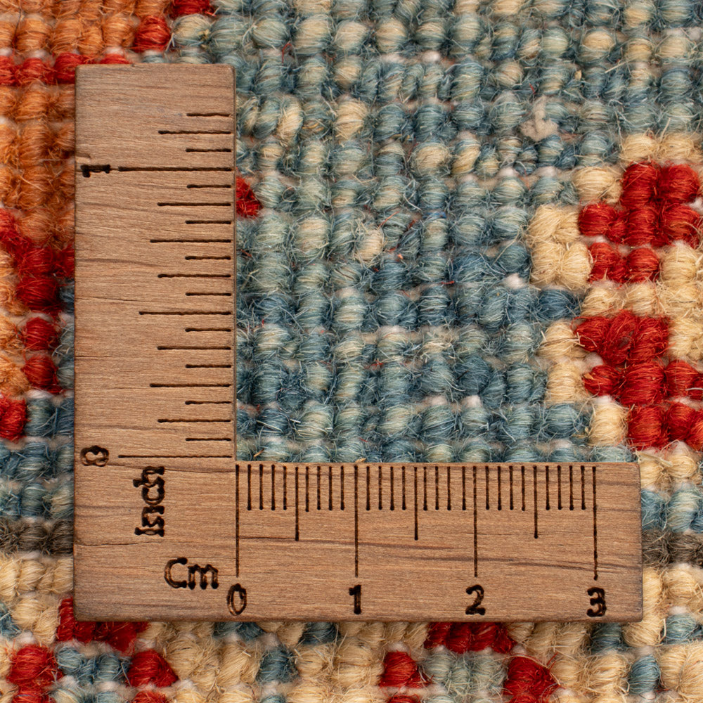 Alfombra Ziegler - Kazak - 86 x 62 cm - azul claro