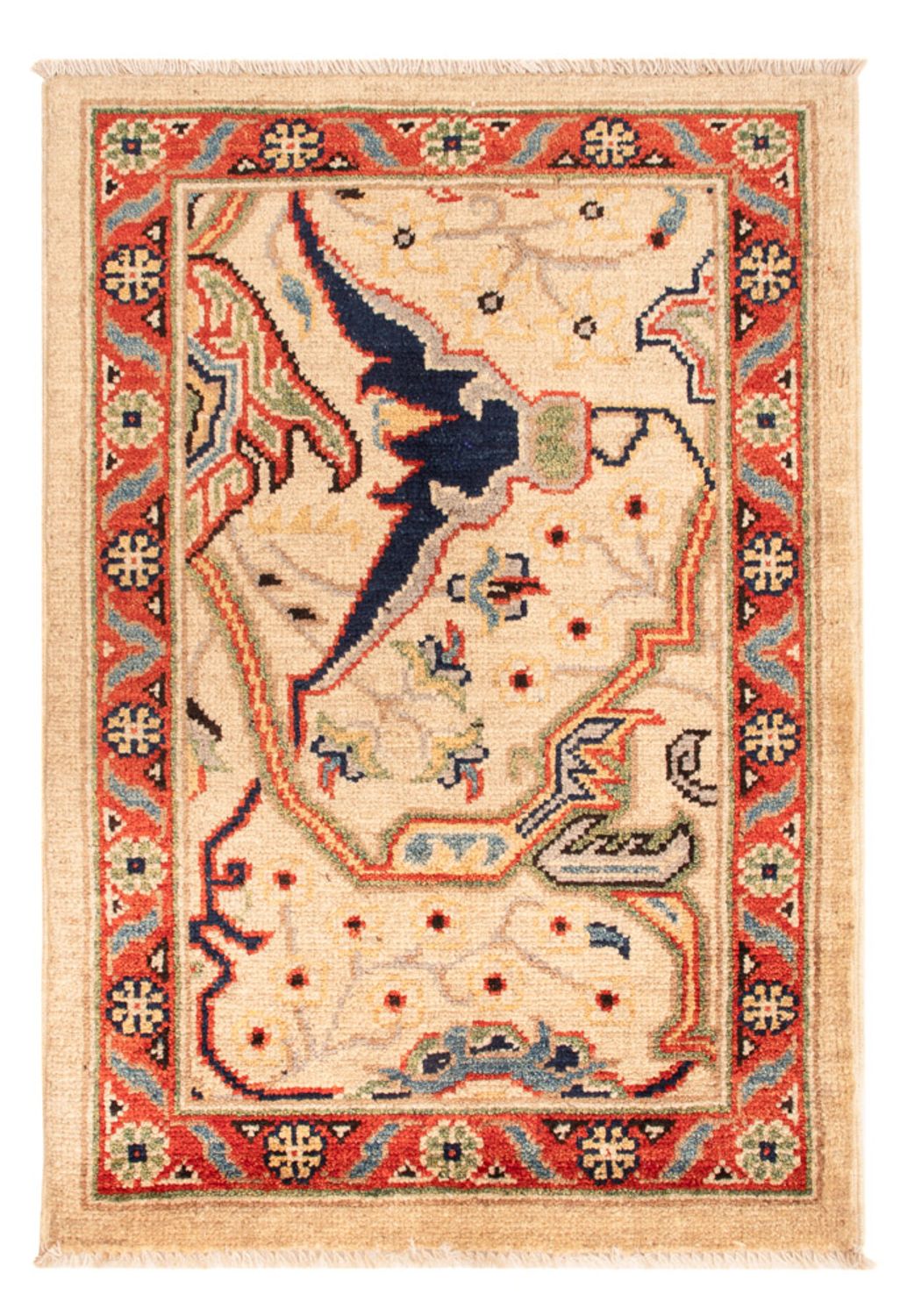 Alfombra Ziegler - Kazak - 89 x 61 cm - beige