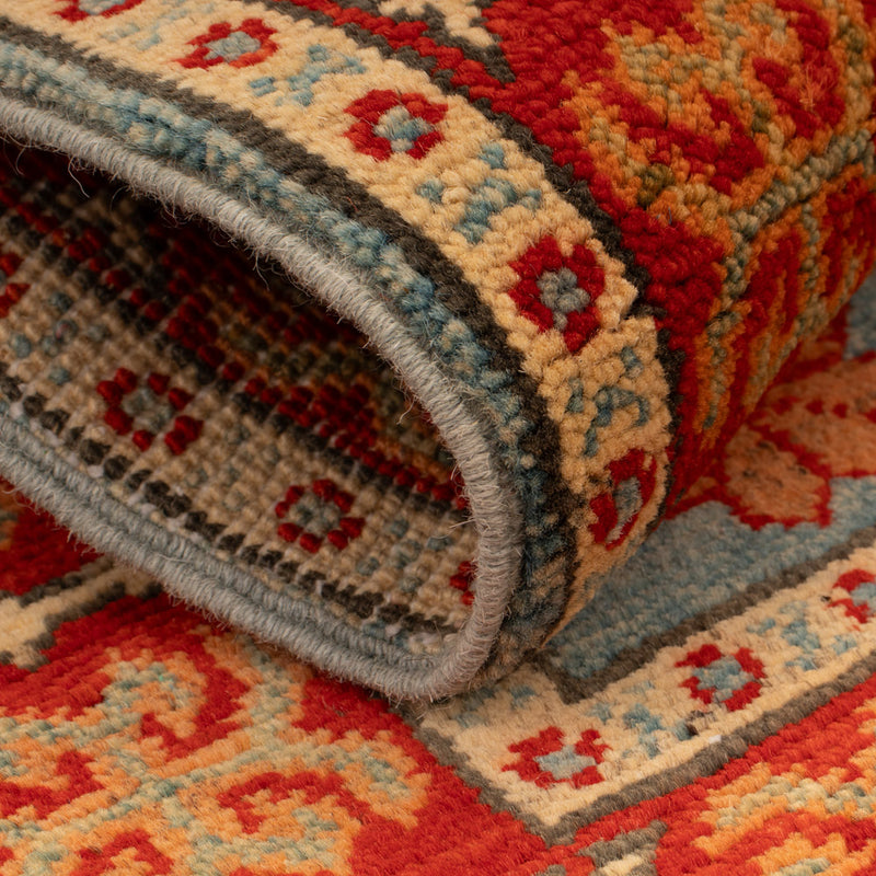 Alfombra Ziegler - Kazak - 88 x 59 cm - azul claro
