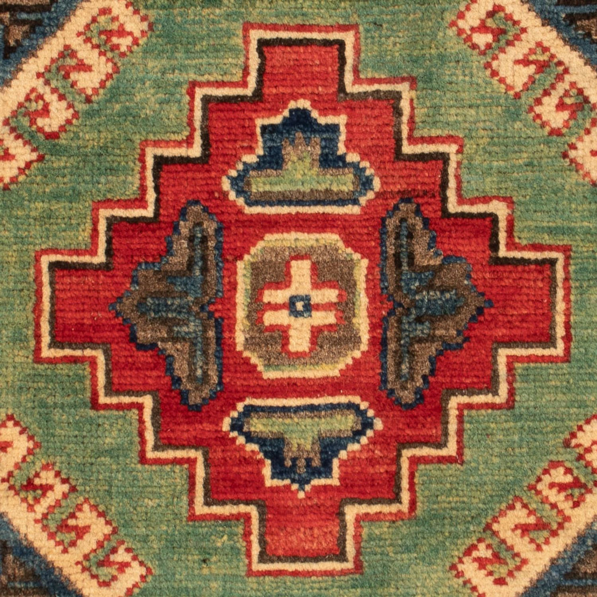 Alfombra Ziegler - Kazak - 90 x 60 cm - verde