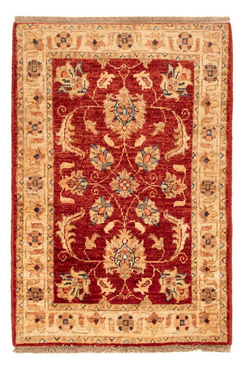 Alfombra Ziegler - 86 x 59 cm - rojo burdeos