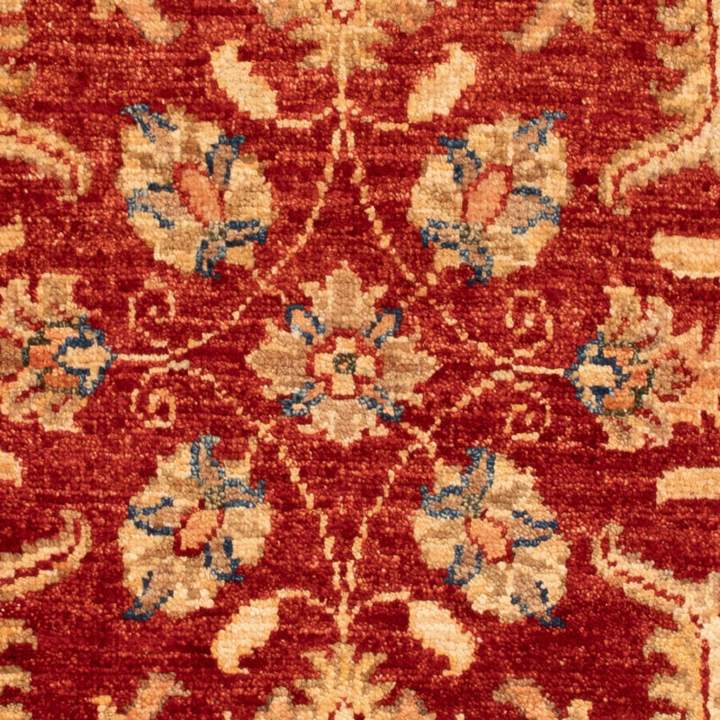 Alfombra Ziegler - 86 x 59 cm - rojo burdeos