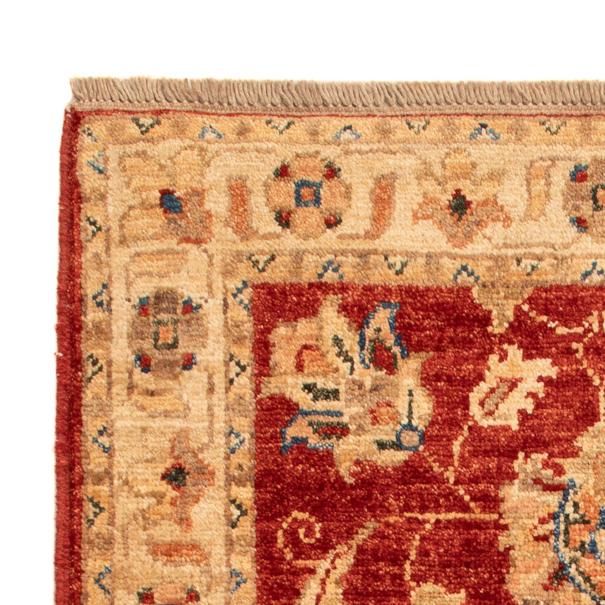 Alfombra Ziegler - 86 x 59 cm - rojo burdeos