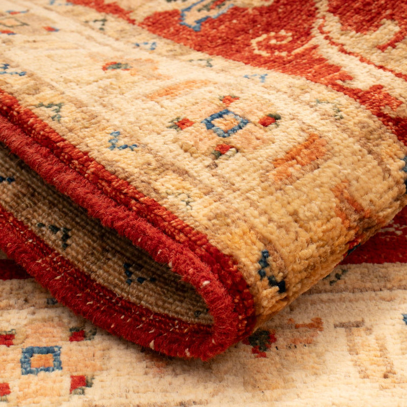 Alfombra Ziegler - 86 x 59 cm - rojo burdeos
