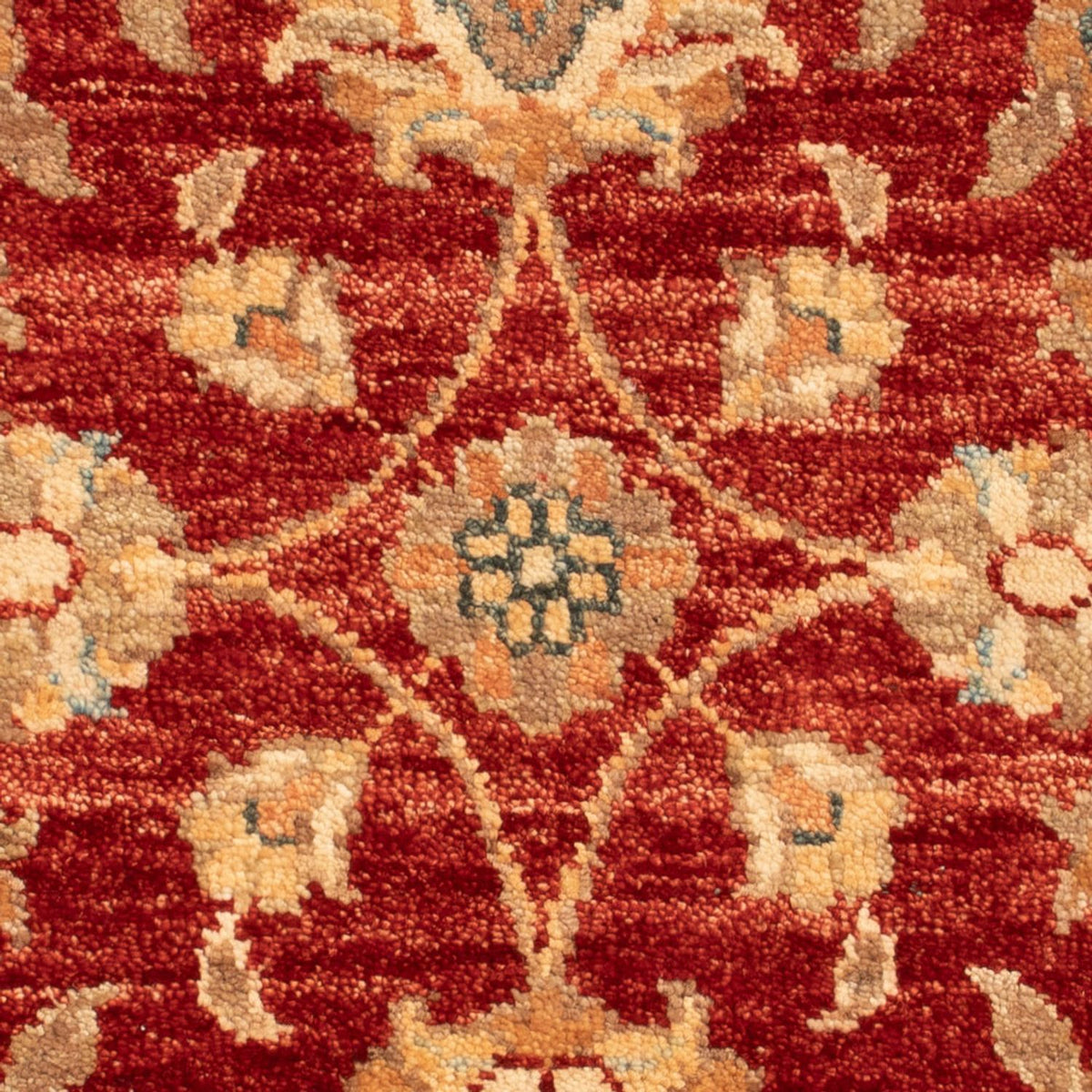 Alfombra Ziegler - 67 x 53 cm - rojo burdeos