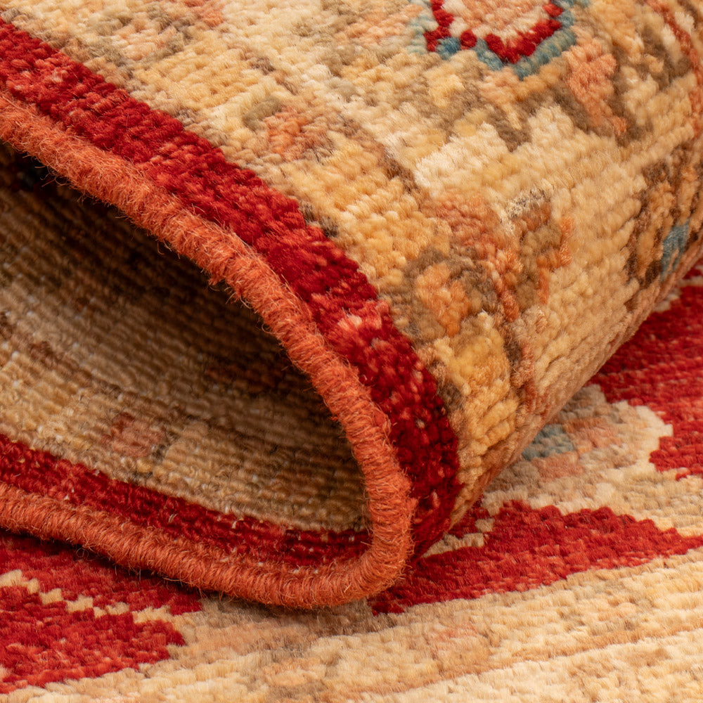 Alfombra Ziegler - 90 x 61 cm - rojo burdeos