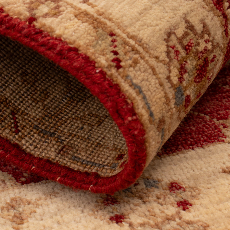 Alfombra Ziegler - 90 x 60 cm - rojo burdeos