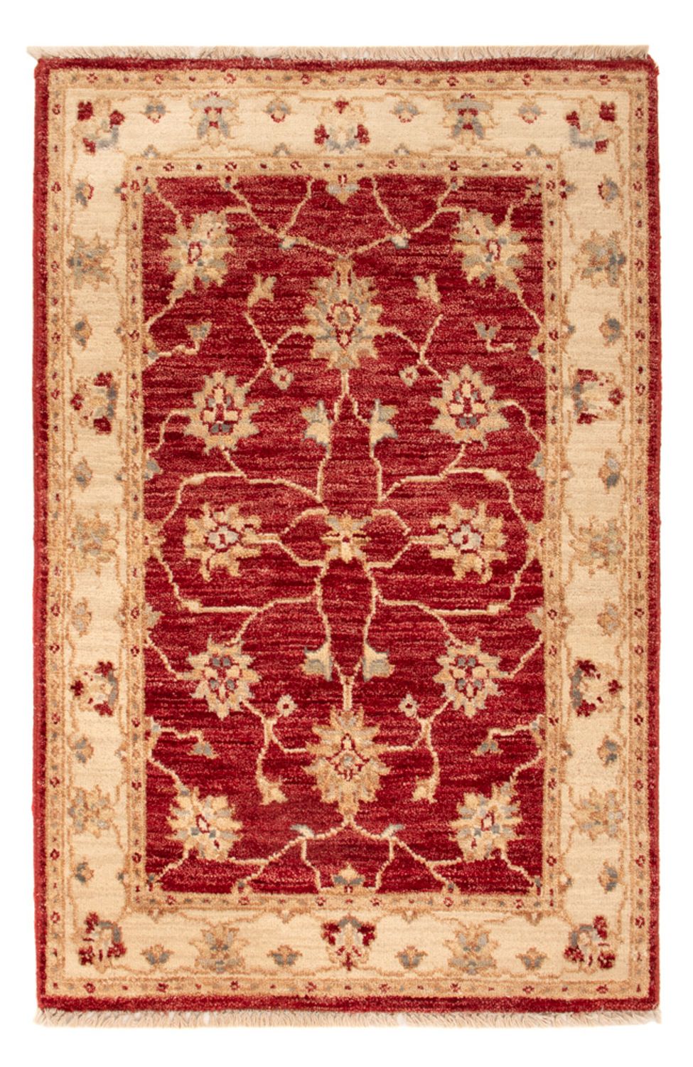 Alfombra Ziegler - 90 x 60 cm - rojo burdeos