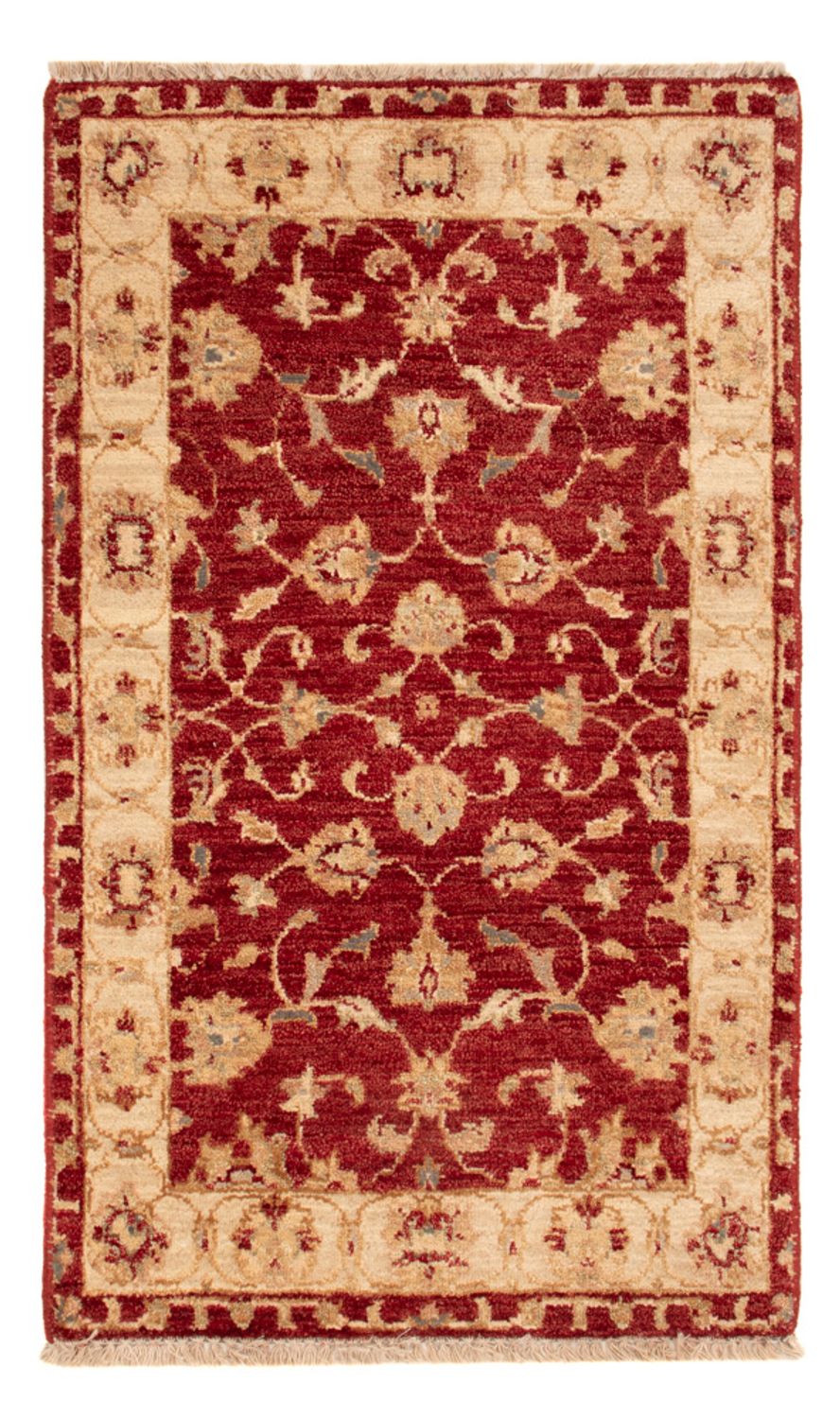 Alfombra Ziegler - 90 x 60 cm - rojo burdeos