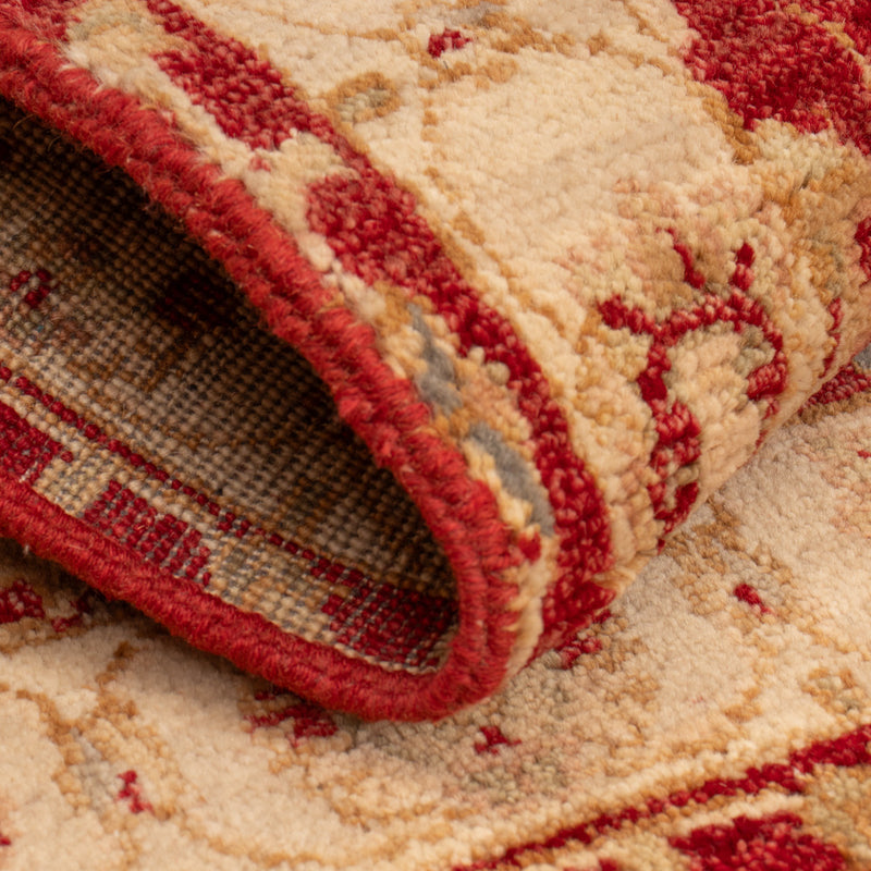 Alfombra Ziegler - 90 x 60 cm - rojo burdeos