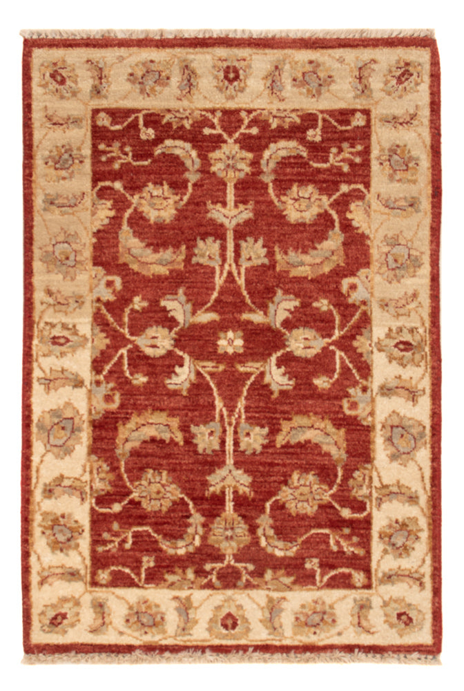 Alfombra Ziegler - 90 x 60 cm - rojo burdeos