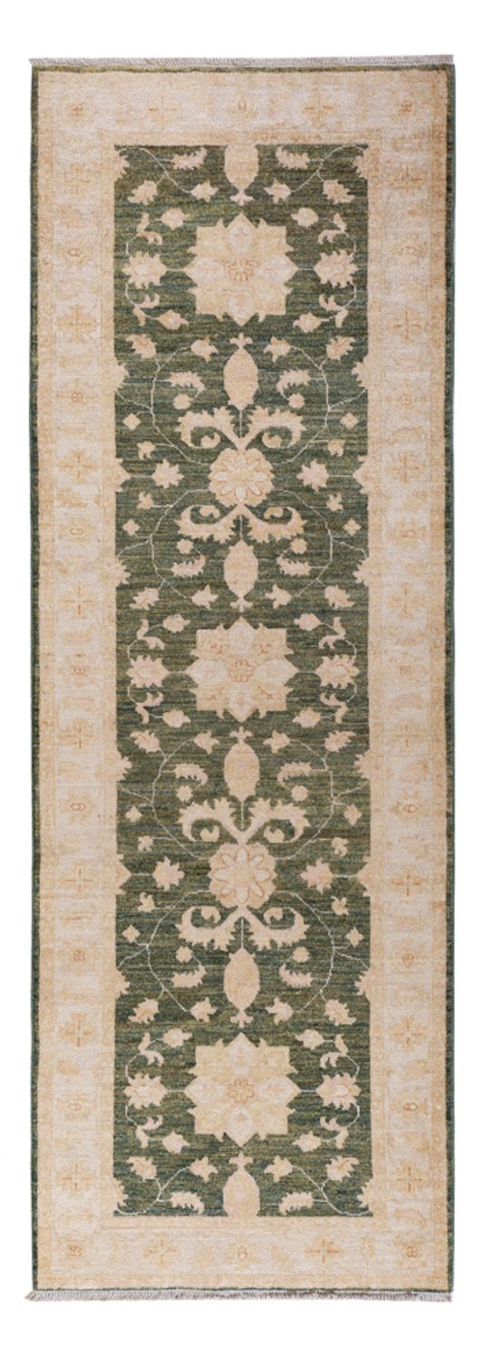 Alfombra de pasillo Alfombra Ziegler - 246 x 82 cm - verde oliva