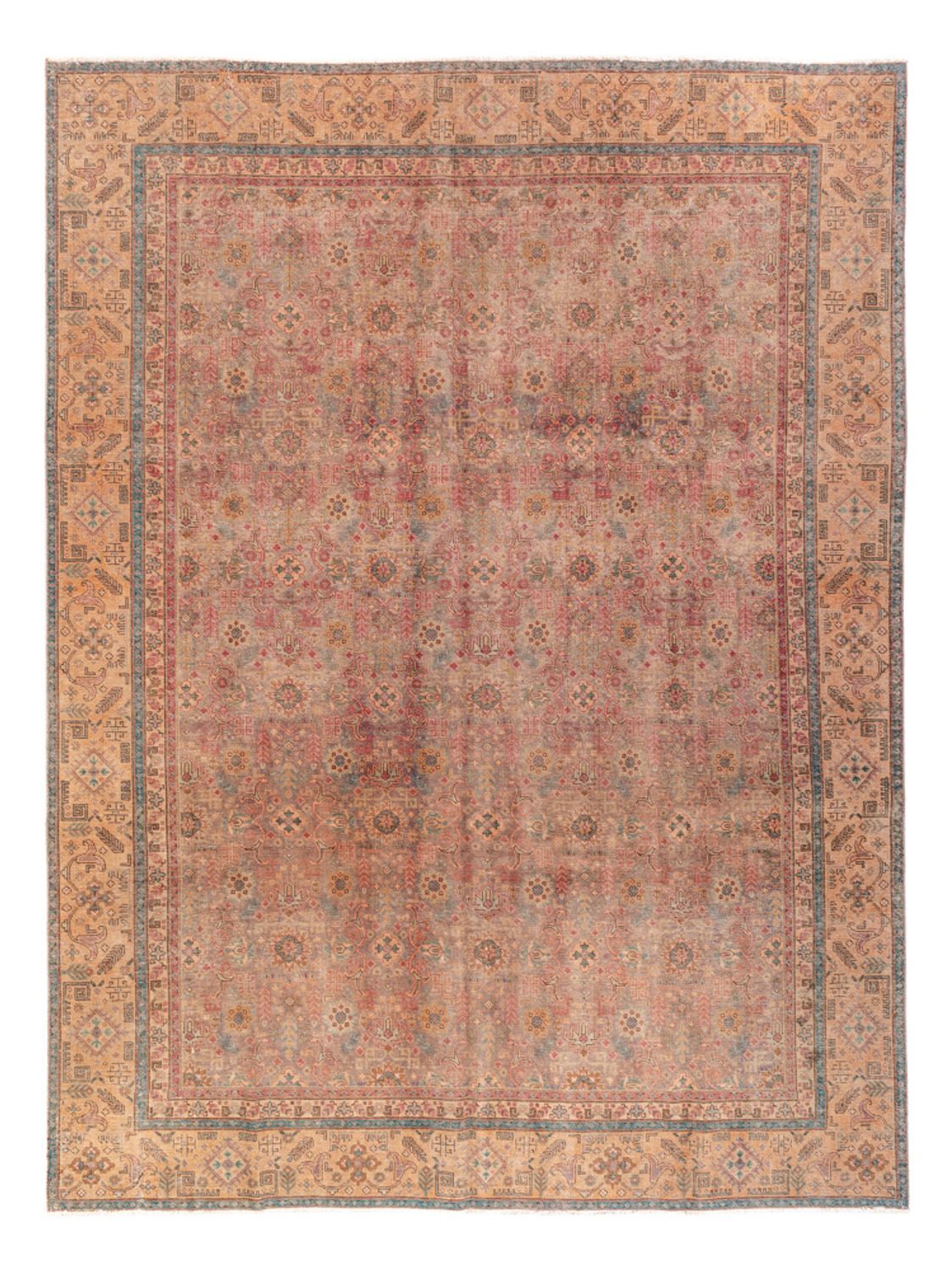Alfombra Vintage - 364 x 273 cm - beige oscuro