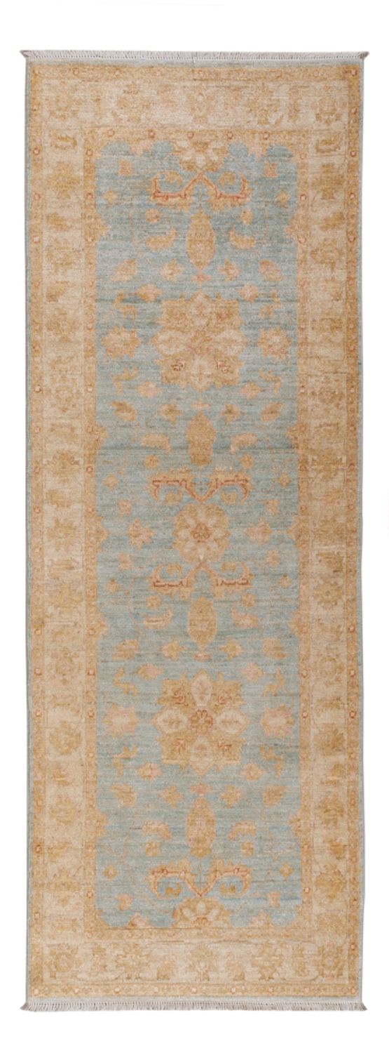 Alfombra de pasillo Alfombra Ziegler - 202 x 70 cm - azul claro