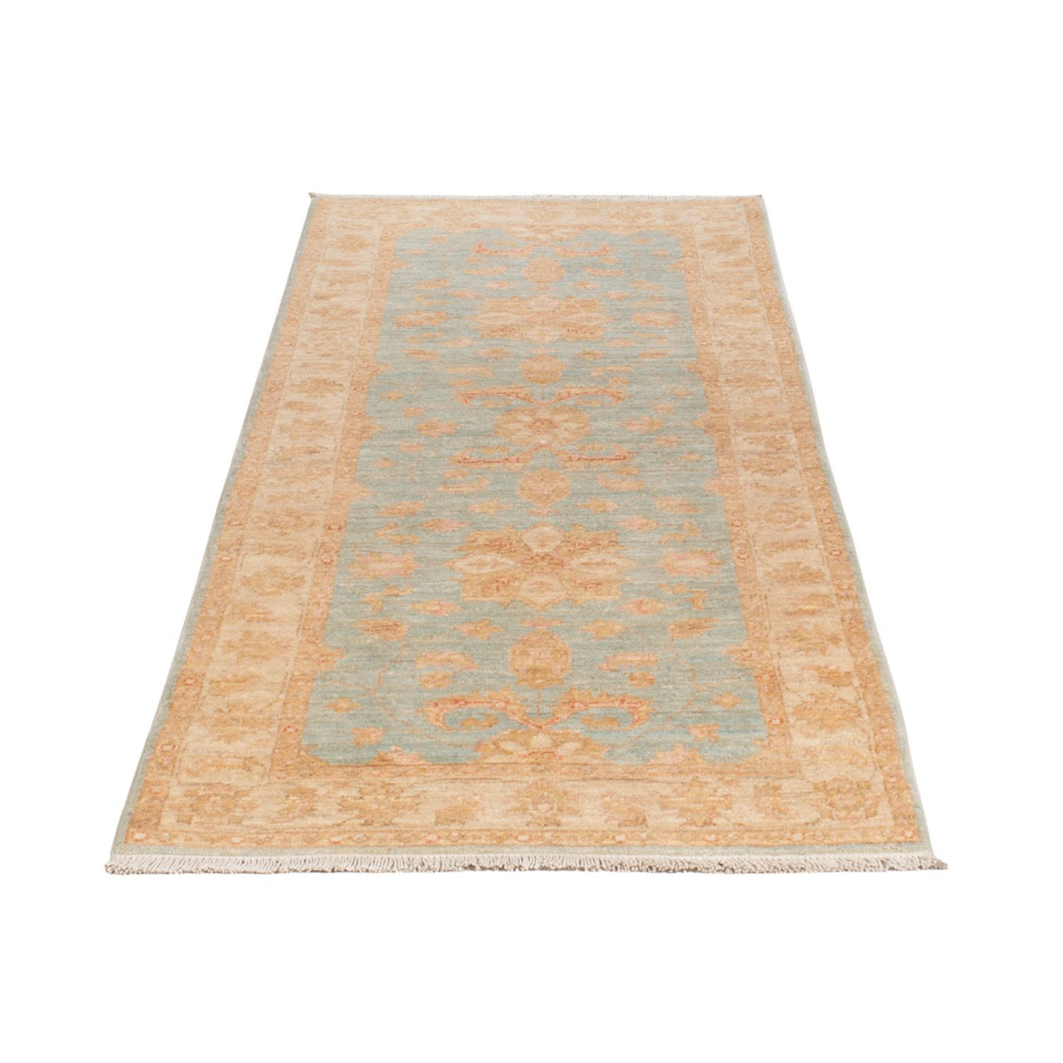Alfombra de pasillo Alfombra Ziegler - 202 x 70 cm - azul claro