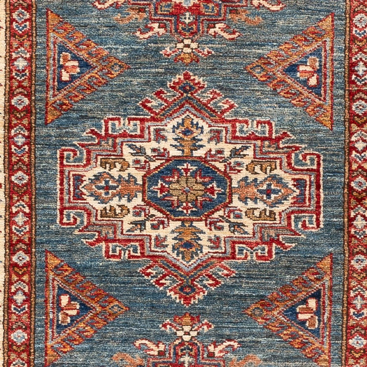Alfombra de pasillo Alfombra Ziegler - Kazak - 245 x 79 cm - multicolor