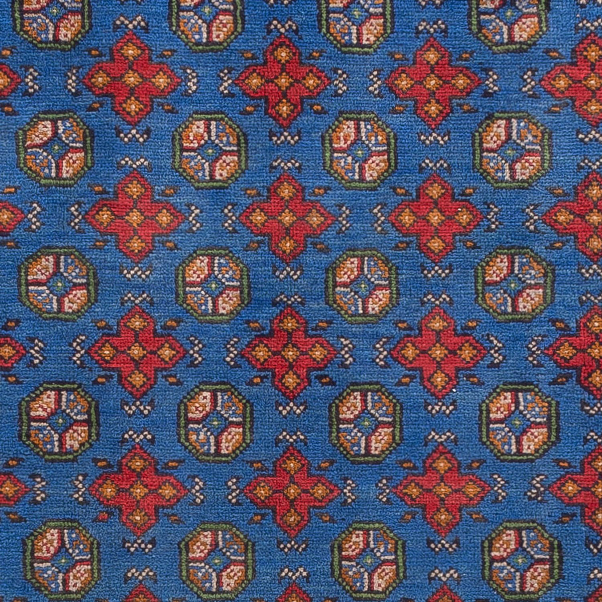Alfombra afgana - Filpa - 296 x 203 cm - azul