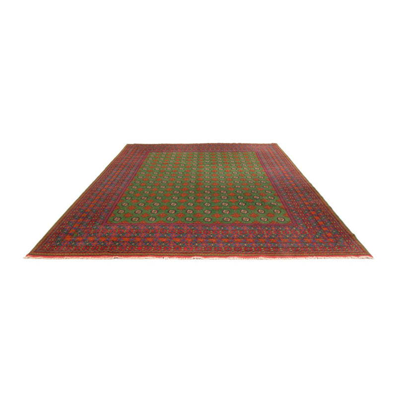 Alfombra afgana - Filpa - 393 x 296 cm - verde