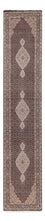 Alfombra de pasillo Alfombra oriental - Tabriz - 406 x 82 cm - antracita