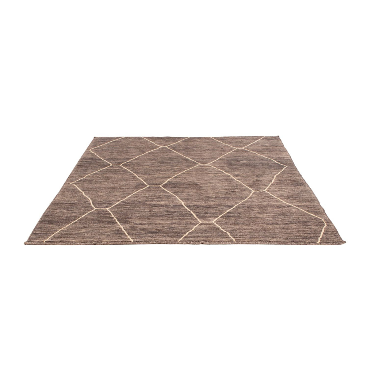 Alfombra bereber - 194 x 158 cm - gris
