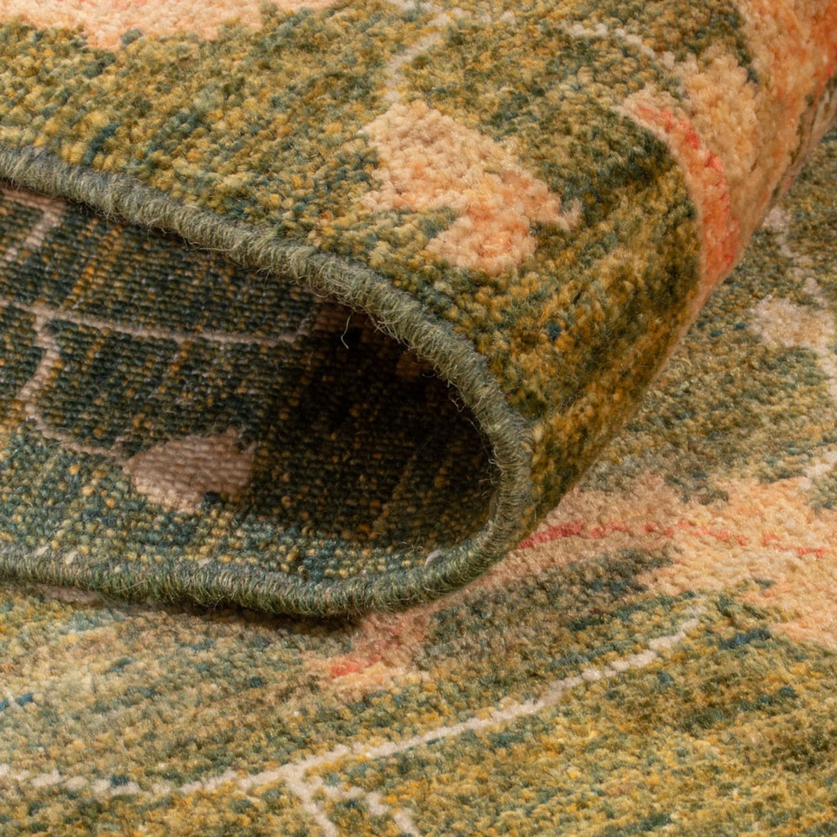 Alfombra Ziegler - 177 x 125 cm - verde menta