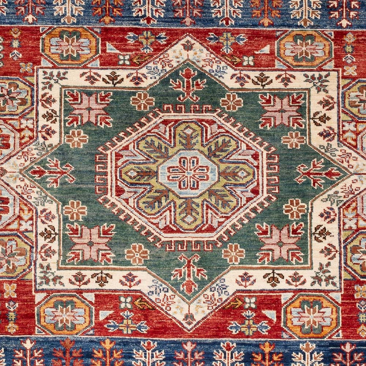 Alfombra Ziegler - Kazak cuadrado - 181 x 185 cm - multicolor