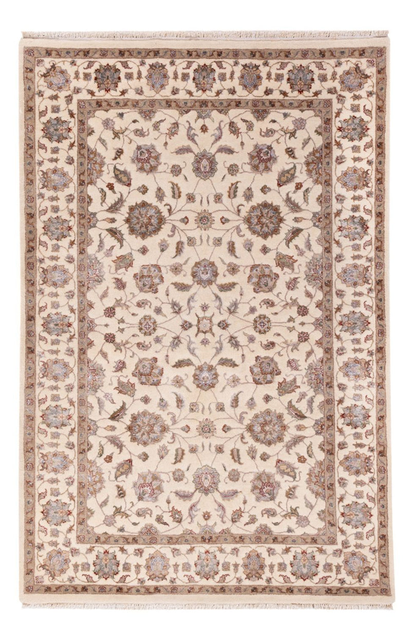 Alfombra oriental - Tabriz - 185 x 120 cm - crema