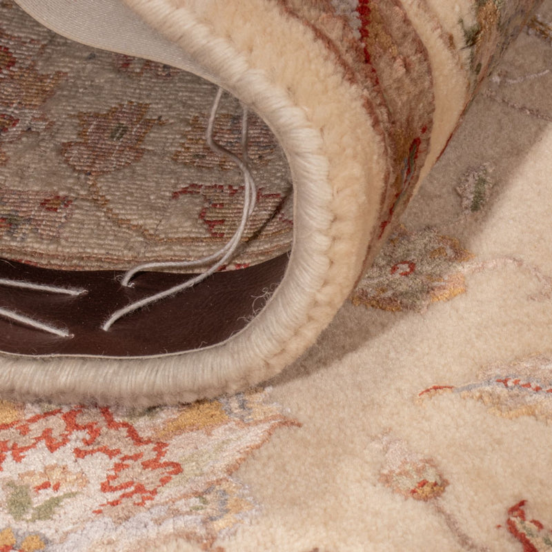 Alfombra oriental - Tabriz - 185 x 120 cm - crema