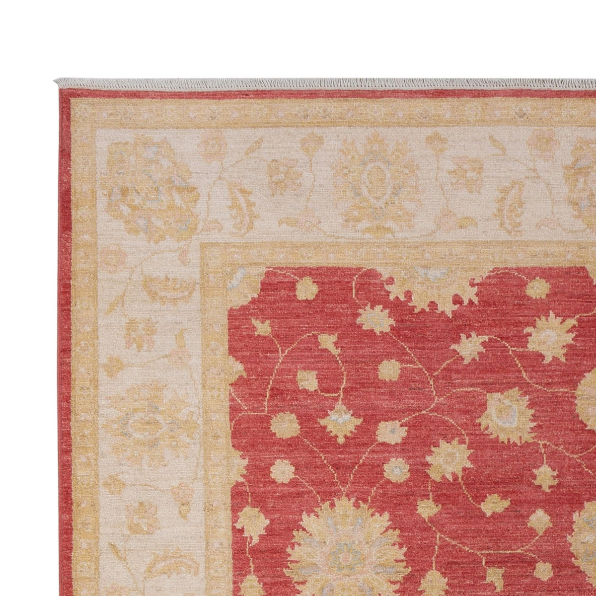 Alfombra Ziegler - 296 x 203 cm - rojo oscuro