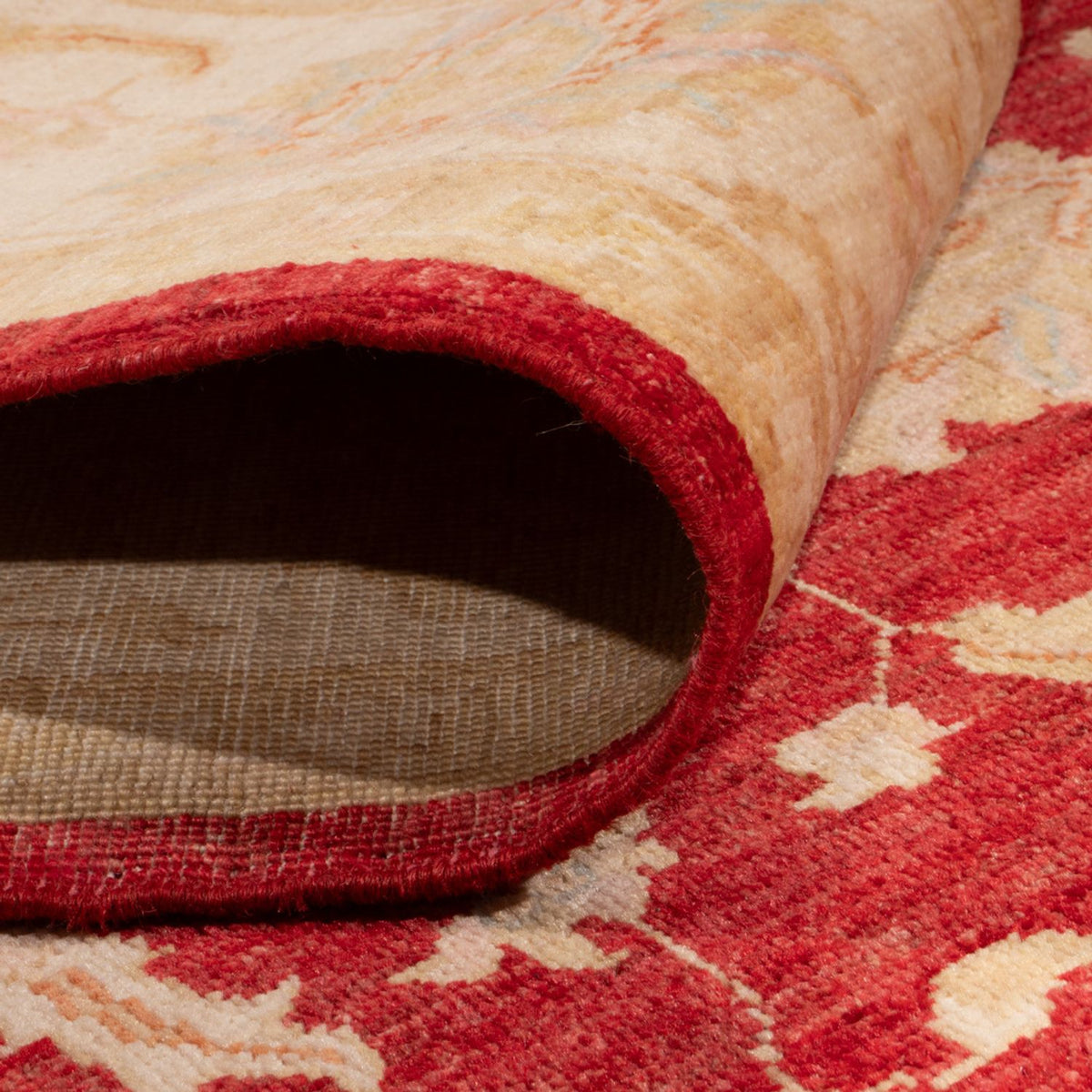 Alfombra Ziegler - 303 x 204 cm - rojo oscuro