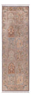 Alfombra de pasillo Alfombra de seda - Seda de Cachemira - 259 x 79 cm - beige oscuro